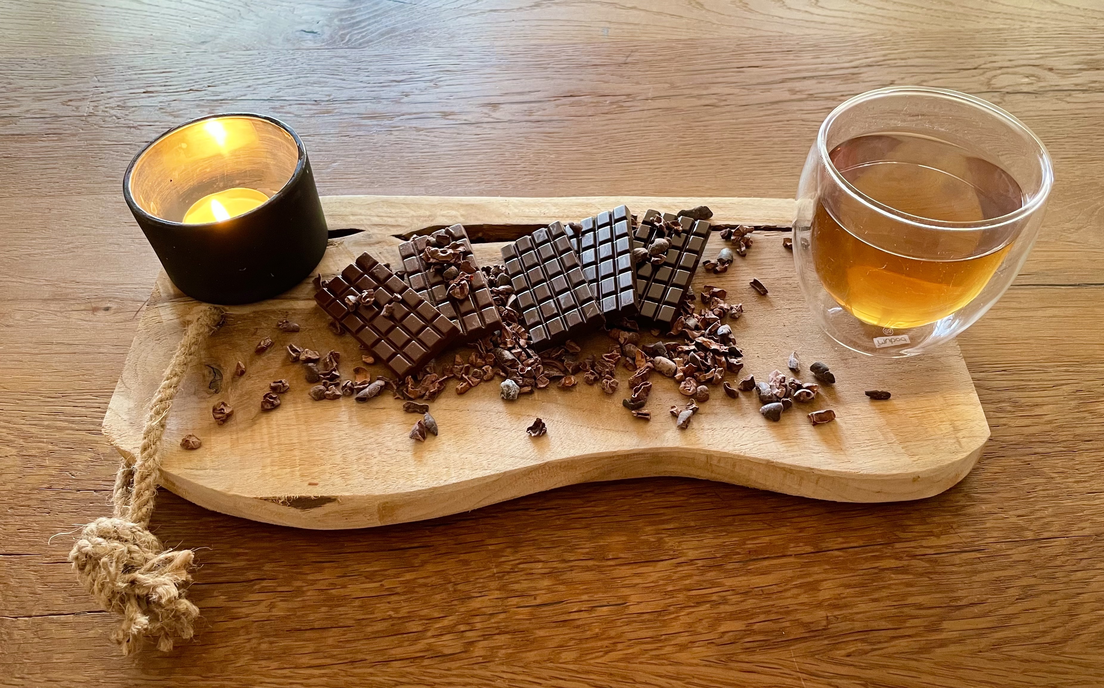 overheerlijke chocola met probiotica